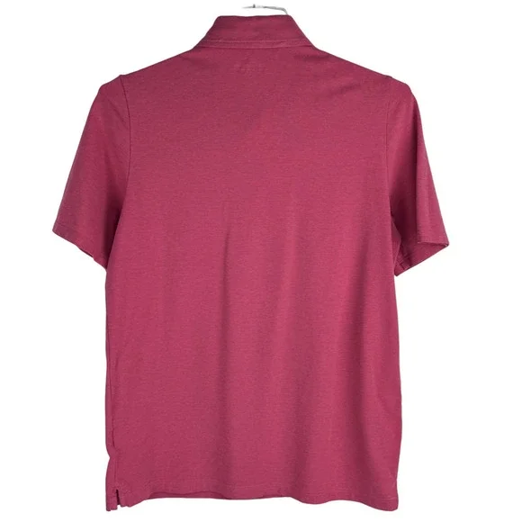 Vineyard Vines Kids Exclusive Island Pocket Polo Shirt Rose Red L Short Sleeve - Picture 2 of 8